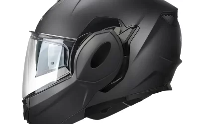 Casco modulare Kappa KV55 BLACK MATT flip back helmet casque