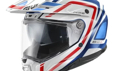 Casco integrale Givi 80.1 APEX WHITE RED BLU Adventure helmet casque