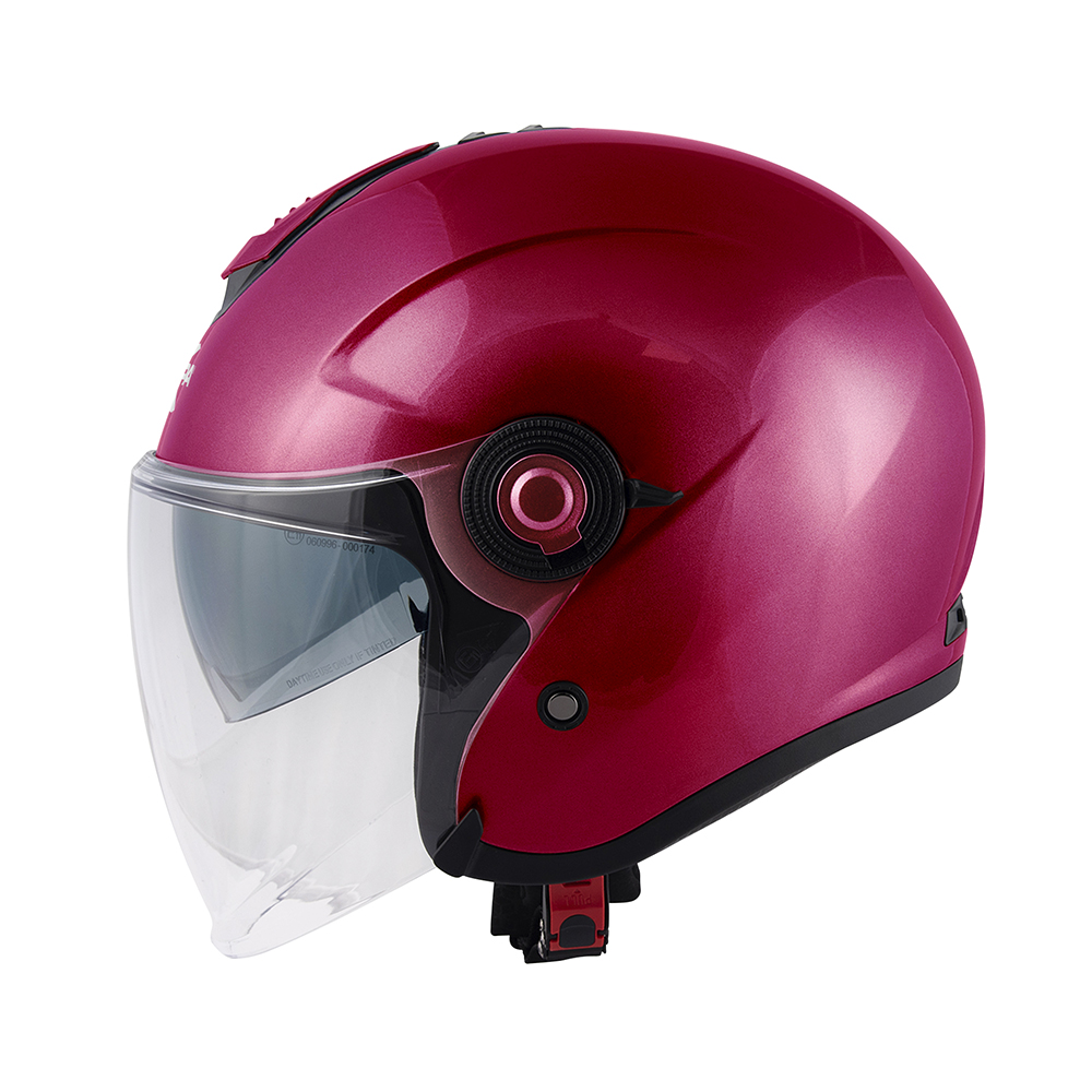 Casco Jet Kappa Kv35 Bordeaux Opaco helmet