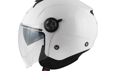 Casco Jet Kappa Kv60 Basic Bianco Lucido helmet