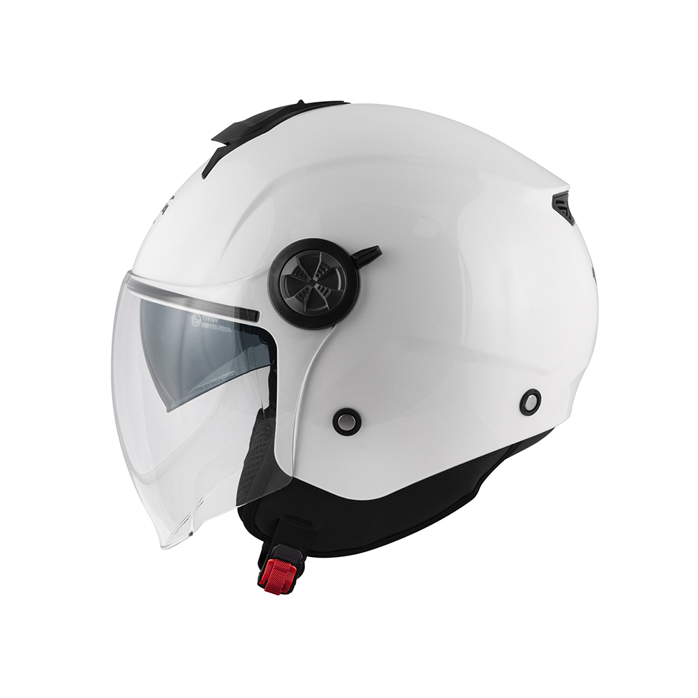 Casco Jet Kappa Kv60 Basic Bianco Lucido helmet