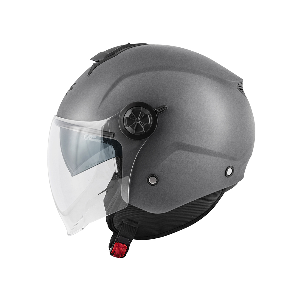 Casco Jet Kappa Kv60 Basic Titanio Opaco helmet