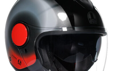 Casco jet Agv Eteres Levanto RED helmet casque