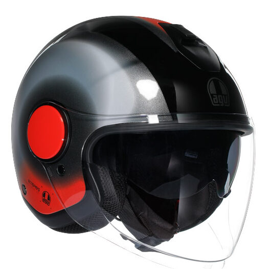 Casco jet Agv Levanto ROSSO RED helmet casque