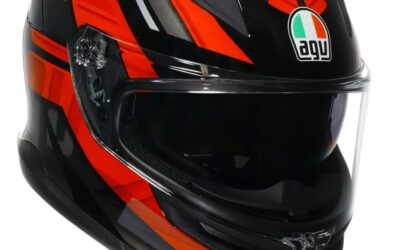 Casco integrale AGV K7 TAURAX Black red helmet casque
