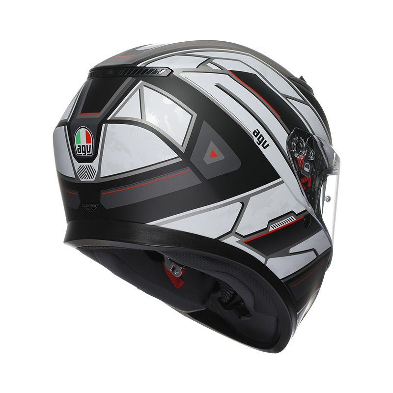 Casco integrale Agv K3 Rivia black white helmet E2206 Helmet