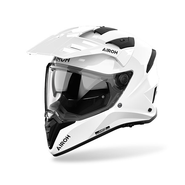 Casco Airoh Bandit Bianco White integrale moto on off adventure enduro motard helmet casque