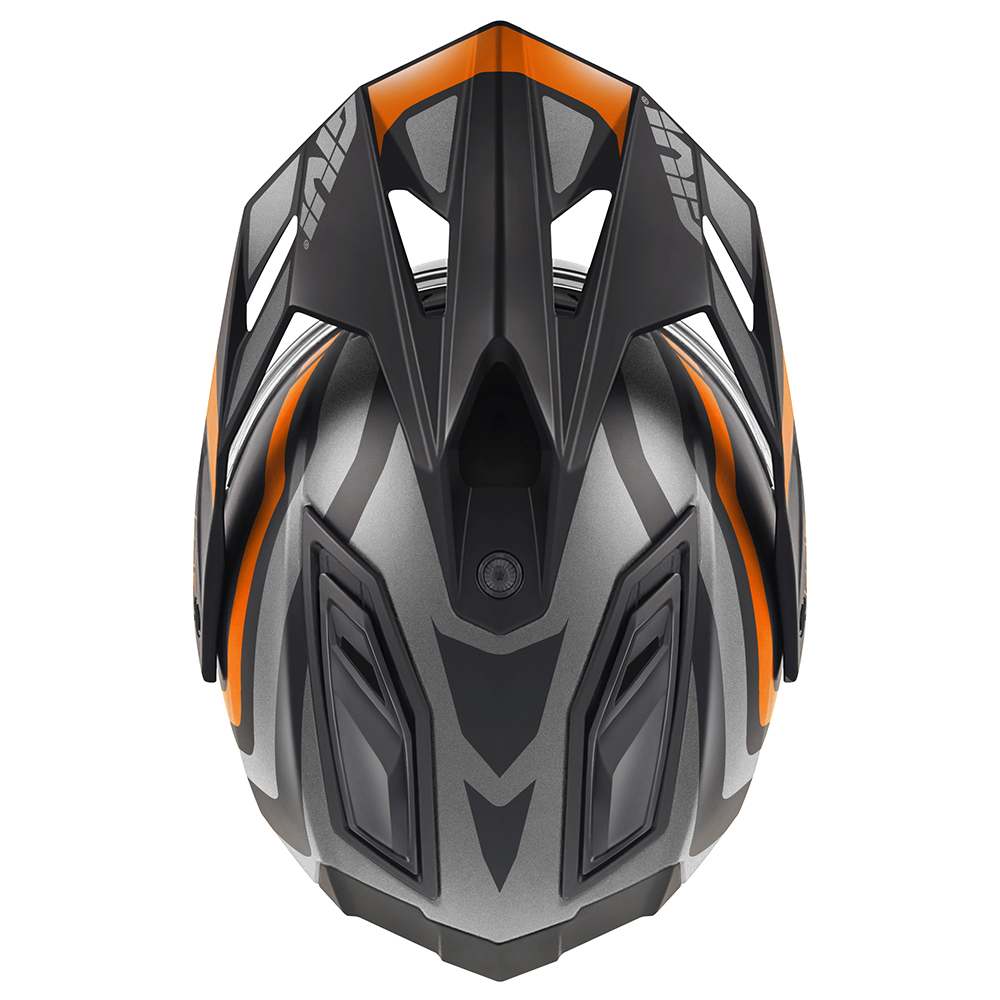 Casco integrale moto Givi 80.1 APEX ARANCIONE ORANGE adventure helmet casque