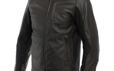 Giacca pelle Dainese Istrice black leather jacket
