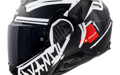 Casco modulare LS2 FF910 ADVANT II 2 Tape Black Matt FLIP-BACK helmet