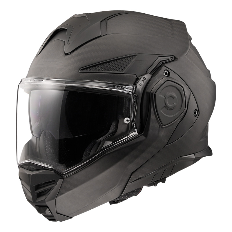 Casco modulare LS2 FF901 ADVANT-X CARBON matt carbonio opaco FLIP-BACK helmet