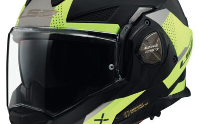 Casco modulare LS2 FF901 ADVANT-X OBLIVION Yellow FLIP-BACK helmet