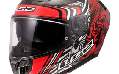 Casco Integrale LS2 FF807 Dragon Carbon Enthum Red helmet