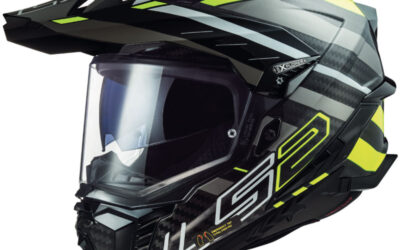 Casco Integrale Adventure LS2 MX701 EXPLORER CARBON Edge Yellow Helmet