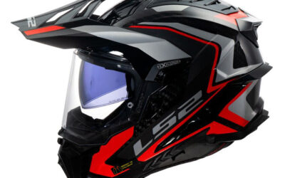 Casco Integrale Adventure LS2 MX701 EXPLORER CARBON Frontier 2 Red Helmet
