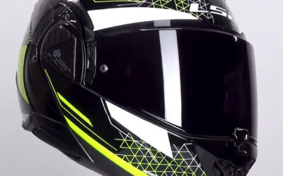 Casco modulare LS2 FF910 ADVANT II 2 Astral Black Yellow FLIP-BACK helmet