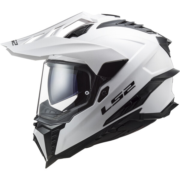 Casco Integrale Adventure LS2 MX701 EXPLORER bianco white helmet