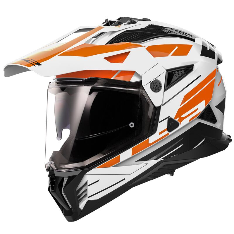Casco Integrale Adventure LS2 MX702 Pioneer 2 Namib arancione orange helmet
