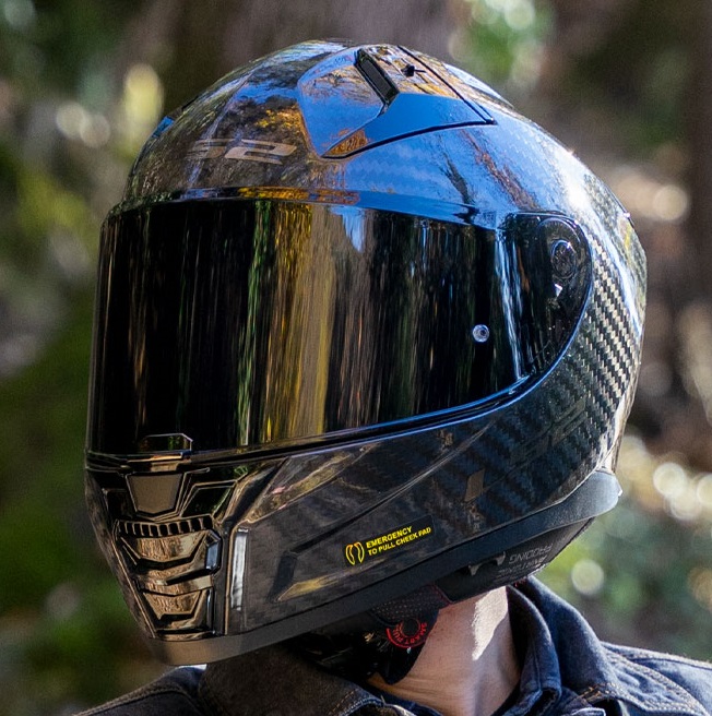 Casco Integrale carbonio moto LS2 FF811 VECTOR II 2 Carbon glossy helmet