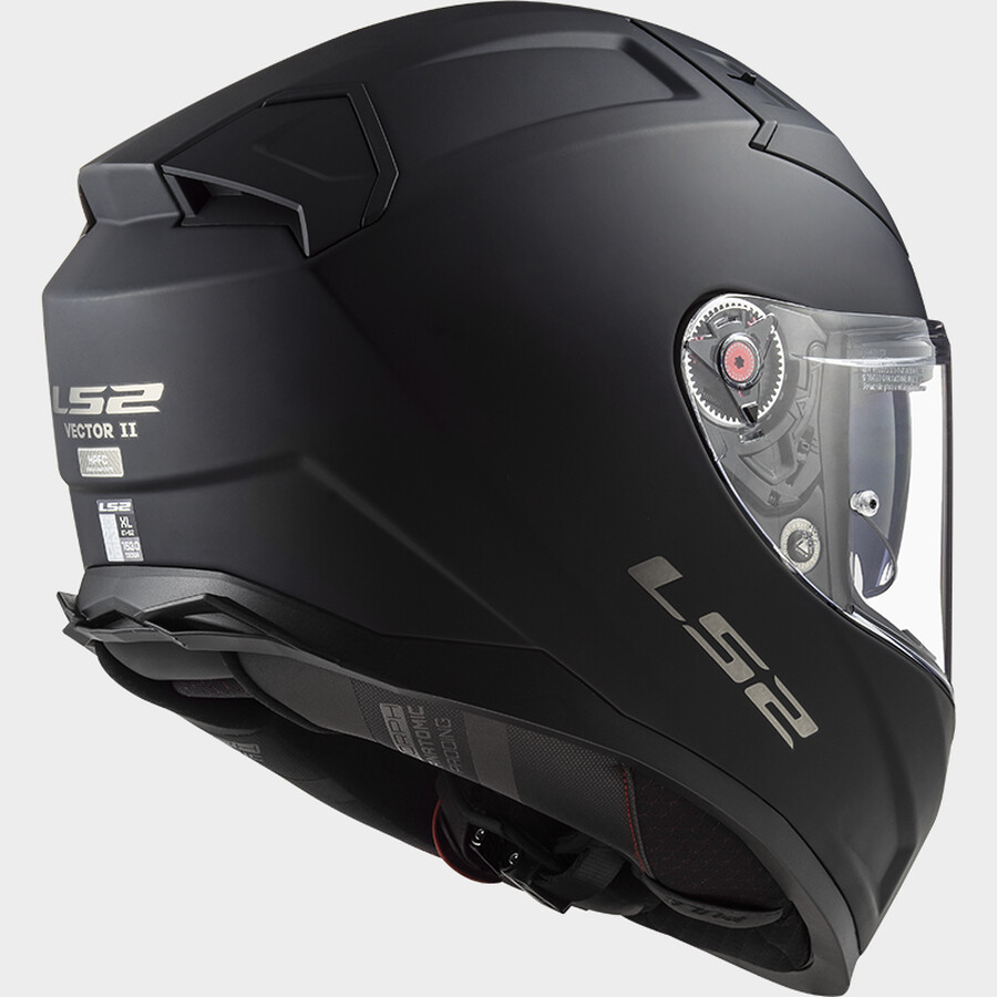 Casco Integrale moto LS2 FF811 VECTOR II 2 nero opaco black matt helmet