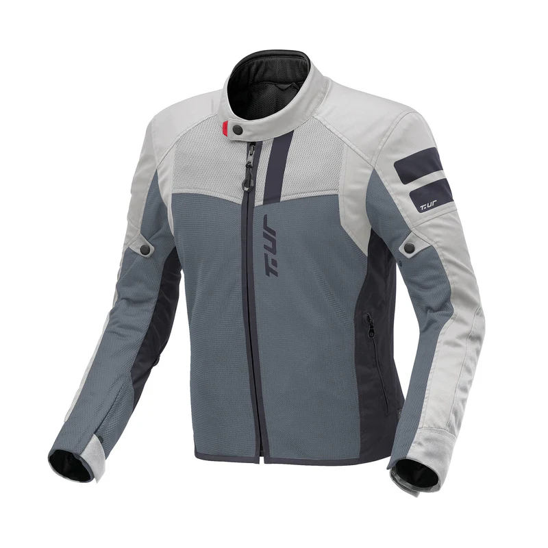 Giacca Touring Estiva Traforata T-UR ELBA Silver Antracite Uomo