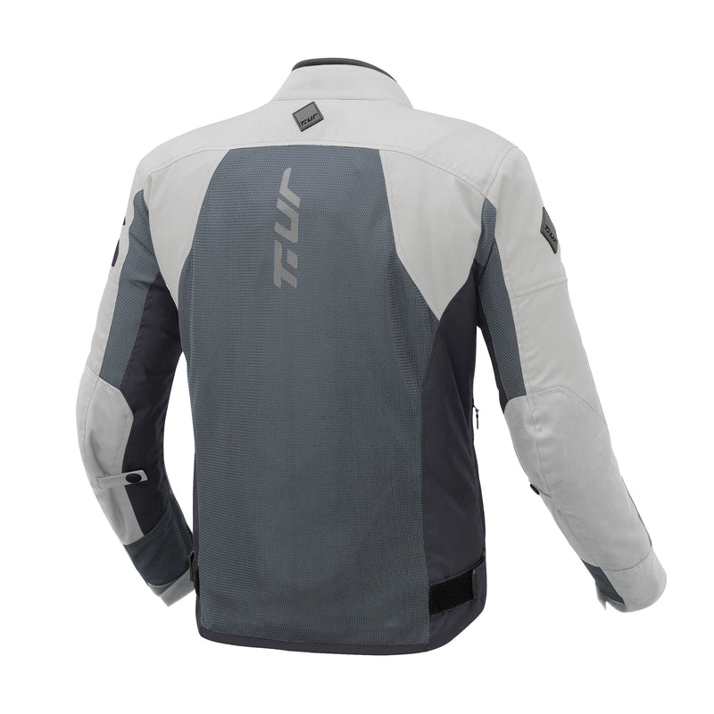 Giacca Touring Estiva Traforata T-UR ELBA Silver Antracite Uomo