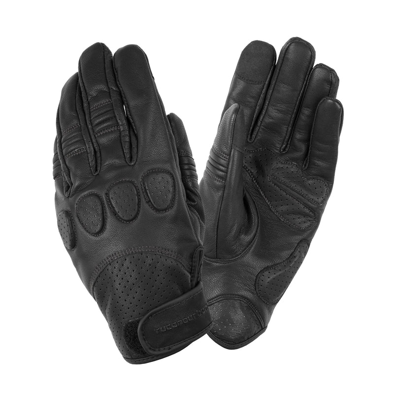 Guanti Vintage Pelle Tucano Urbano GIG PRO Black moto gloves
