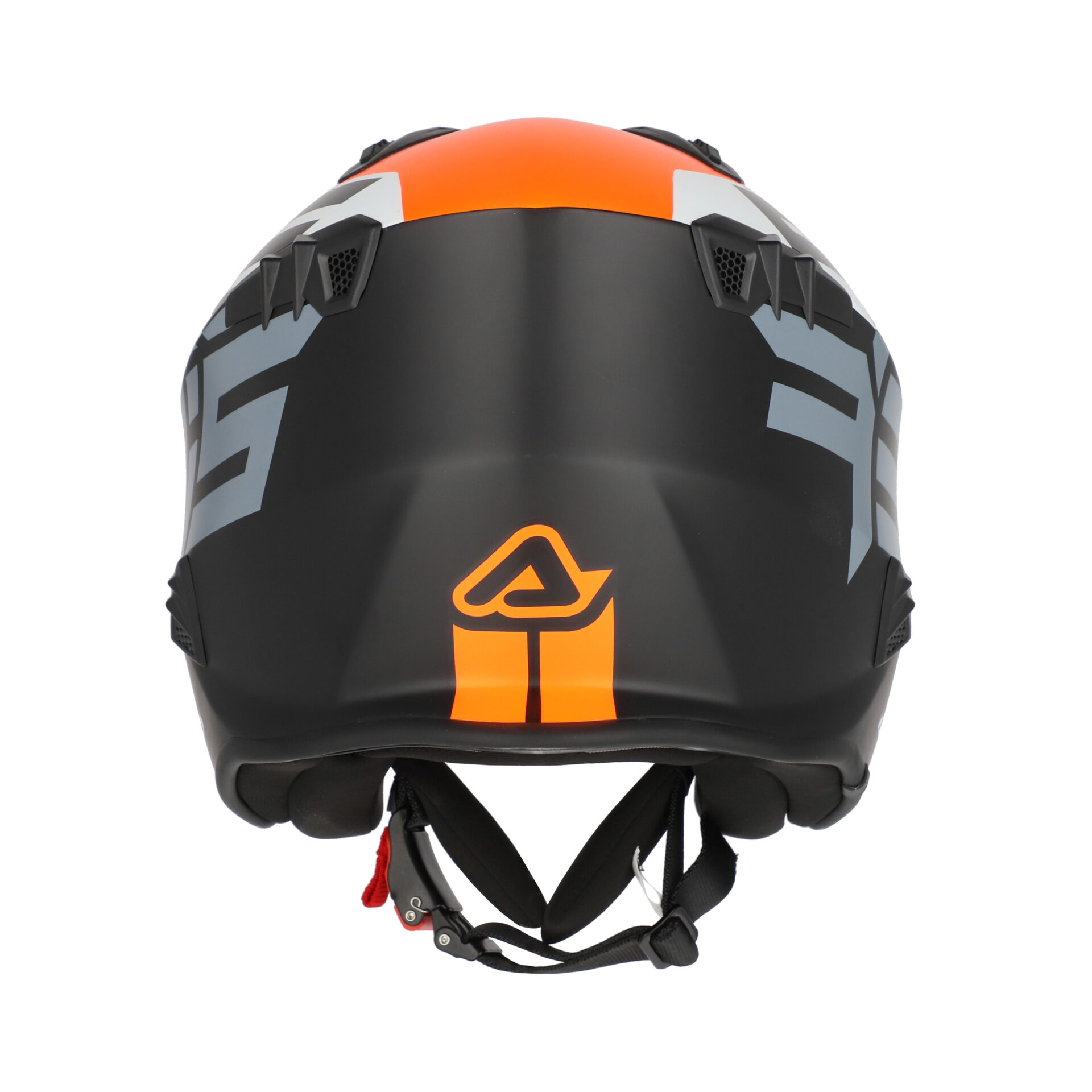 Casco JET Acerbis Aria Sport Graphic Nero Arancione Black Orange helmet