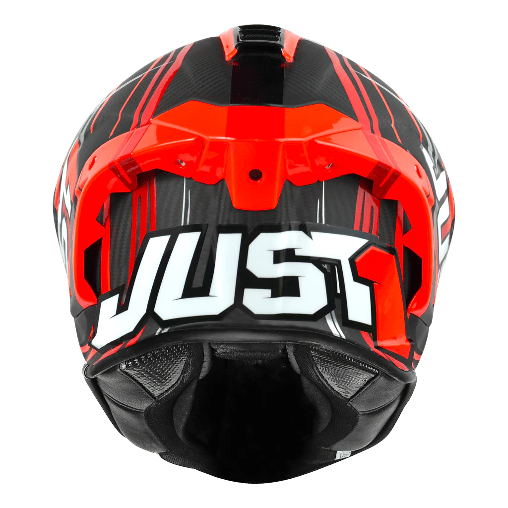 Casco integrale carbonio JUST1 J-GPR TORRES REPLICA RED helmet casque