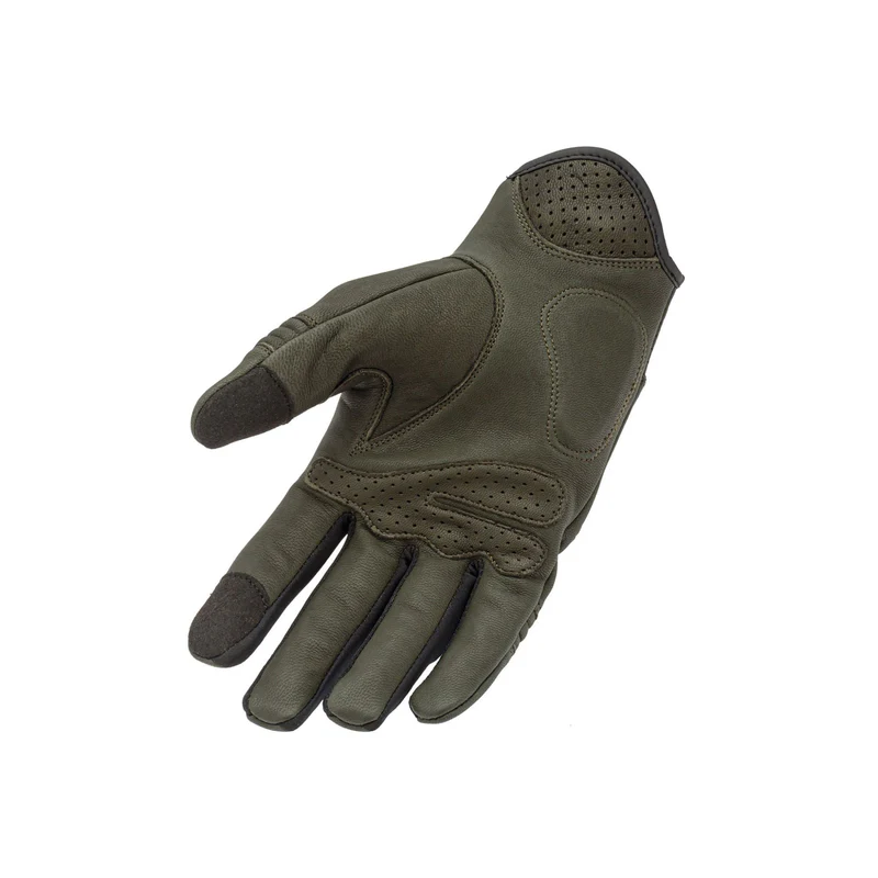 Guanti Vintage Pelle Tucano Urbano GIG PRO Dark Green moto gloves