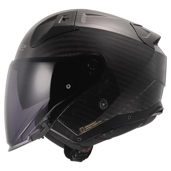 Casco JET LS2 OF603 Infinity 2 Carbon matt carbonio opaco helmet