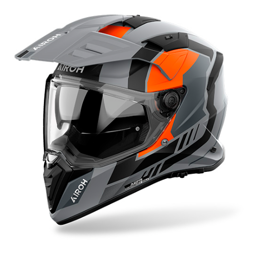 Casco Adventure Airoh BANDIT Horn Orange helmet casque