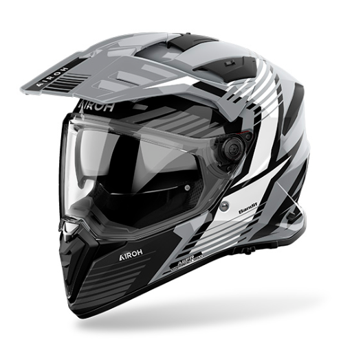 Casco Adventure Airoh BANDIT Spicy Grey Gloss helmet casque