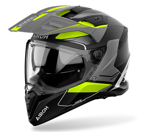 Casco Adventure Airoh BANDIT Tune Yellow Matt helmet casque