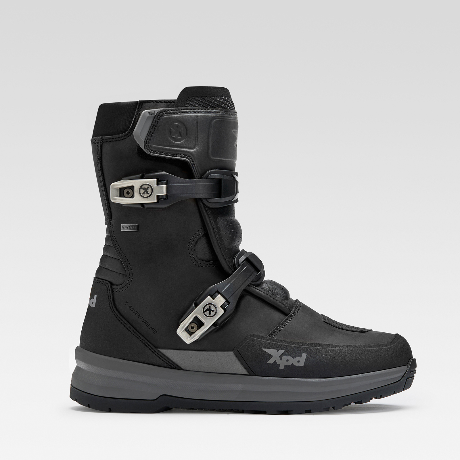 Stivale Uomo XPD X-ADVENTURE MID H2OUT Black Touring Uomo