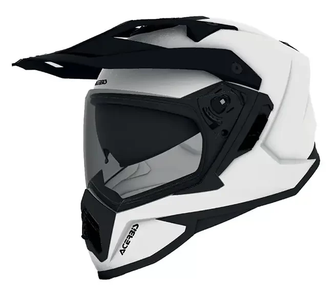 Casco integrale Adventure Acerbis Assault bianco white helmet