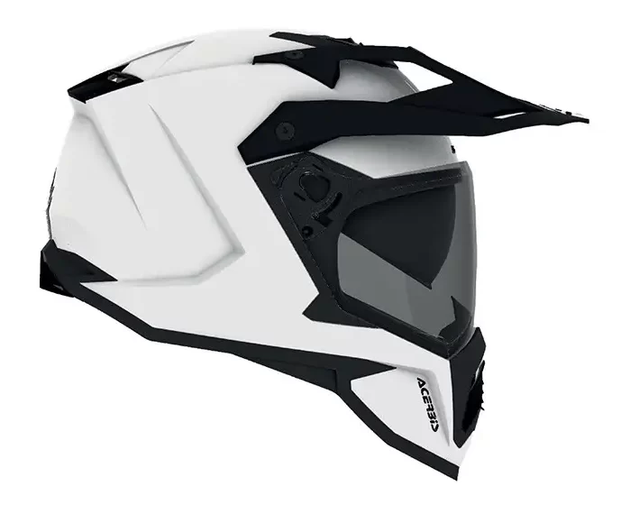 Casco integrale Adventure Acerbis Assault bianco white helmet