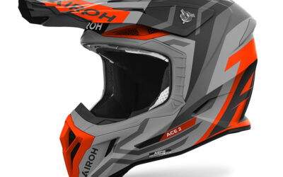 Casco cross Airoh Aviator Ace 2 Ground Orange Matt helmet casque
