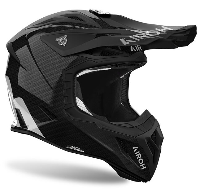 Casco moto cross Airoh Aviator Ace 2 Carbonio Carbon helmet casque enduro motard off road