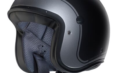 Casco Vintage Caberg Freeride X Imola matt black gunmetal helmet