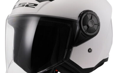 Casco JET LS2 OF616 Airflow 2 white helmet