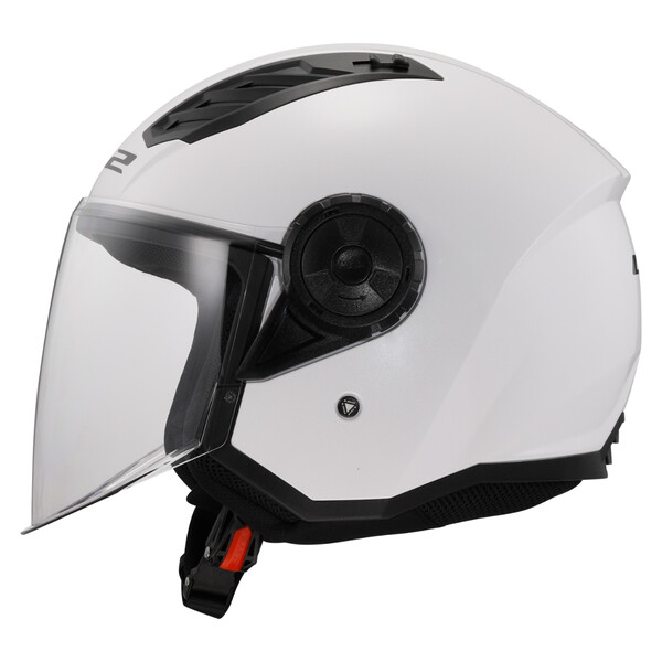 Casco JET LS2 OF616 Airflow 2 bianco white helmet