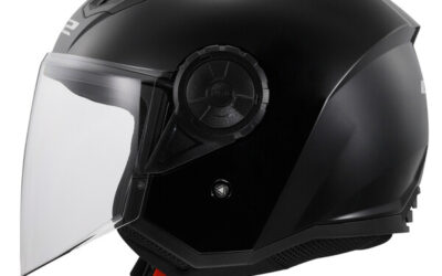 Casco JET LS2 OF616 Airflow 2 black helmet
