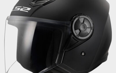 Casco JET LS2 OF616 Airflow 2 black matt helmet