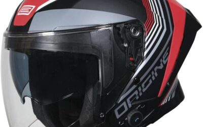 Casco JET Origine Aprica BT Shade red interfono integrato helmet