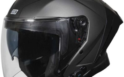 Casco JET Origine Aprica BT Titanio Opaco interfono integrato helmet
