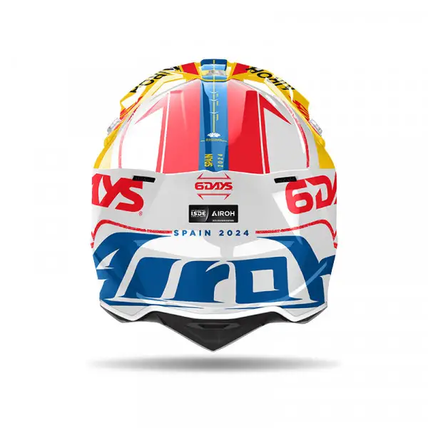 Casco moto cross Airoh Wraaap 6 SIX DAYS SPAIN 2024 enduro motard off road helmet casque