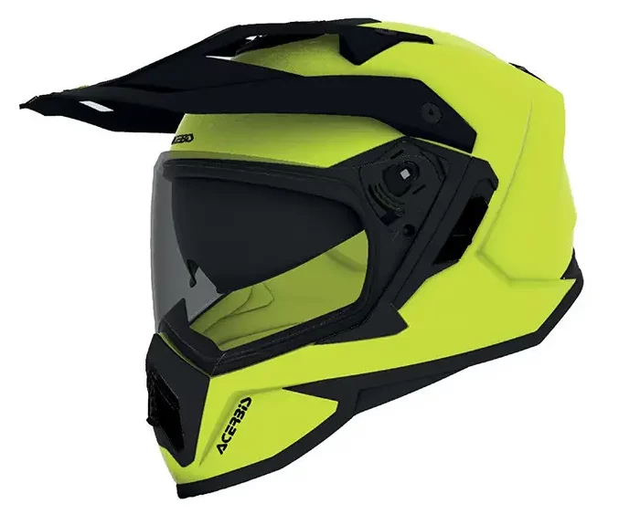Casco integrale Adventure Acerbis Assault Giallo Yellow helmet