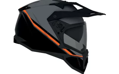 Casco adventure Acerbis Assault Orange Black helmet