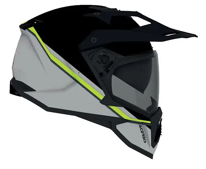 Casco integrale Adventure Acerbis Assault Giallo Nero Yellow Black helmet